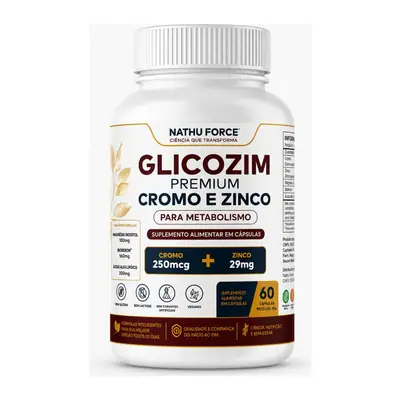 Pote de Glicozim Premium Nathu Force