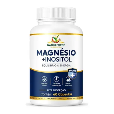 Pote de Magnésio + Inositol Nathu Force