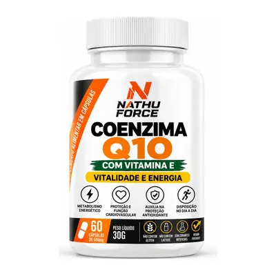Pote de Coenzima Q10 + Vitamina E Nathu Force
